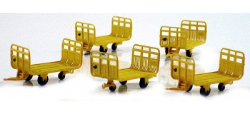 LS MODELS LSM89600 - Set de 5 chariots postaux 