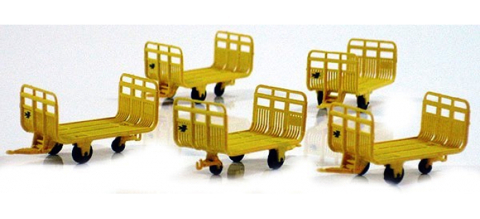 LS MODELS LSM89600 - Set de 5 chariots postaux 