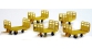 LS MODELS LSM89600 - Set de 5 chariots postaux 