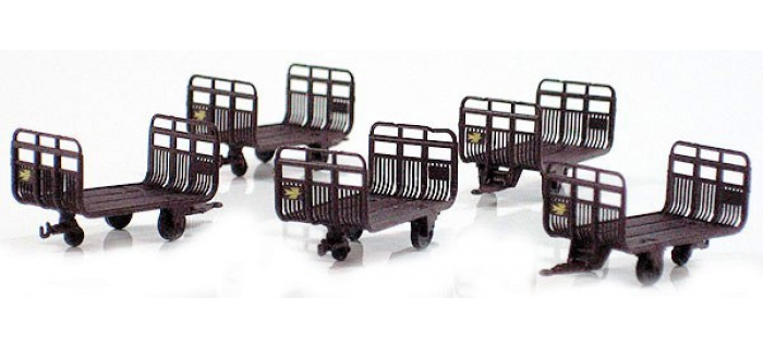 LS MODELS LSM89601 - Set de 5 chariots postaux 