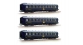 Modélisme ferroviaire : LS MODELS LSM49121 - Coffret de 3 voitures CIWL 1937 CL1 CL2 ép II-III