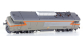 LSM10481 Locomotive électrique LS MODELS BB 15040 SNCF, gris béton/orange, blason: Livry-Gargan