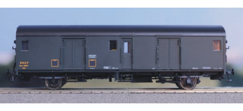  Models World 30300 - Fourgon type Dqd2m, vert 306, avec feux de fin de convoi