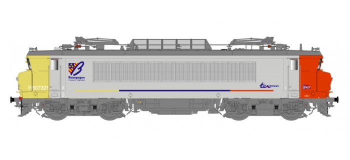 Modélisme ferroviaire : LS MODELS 10206S - Locomotive électrique BB 7321R TER BOURGOGNE SNCF DCC SON