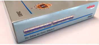 DEP-MARK2681 - Coffret Le train de l'Empereur Guillaume II, Voiture empereur + Fourgon - Marklin