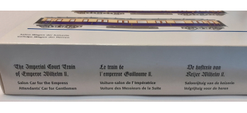 DEP-MARK2881-1 - Coffret Le train de l'Empereur Guillaume II, Voiture Impératrice + Voiture Messieurs - Marklin