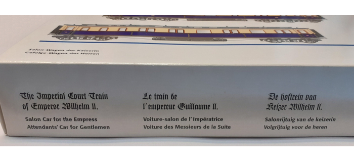 DEP-MARK2881-1 - Coffret Le train de l'Empereur Guillaume II, Voiture Impératrice + Voiture Messieurs - Marklin