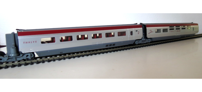 DEP-MARK43441 - Coffret de voiture de complément 3, THALYS PBKA, AC - Marklin