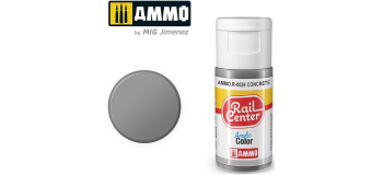 AMMO.R-0026 - AMMO.R-0026 - Béton, Peinture acrylique Rail Center, 15 ml - Mig Jimenez