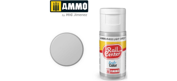 AMMO.R-0030 - AMMO.R-0030 - Gris Clair, Peinture acrylique Rail Center, 15 ml - Mig Jimenez