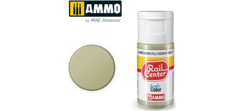 AMMO.R-0034 - AMMO.R-0034 - Gris Verdâtre Pâle, Peinture acrylique Rail Center, 15 ml - Mig Jimenez