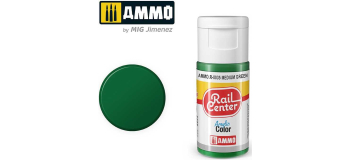 AMMO.R-0035 - AMMO.R-0035 - Vert Moyen, Peinture acrylique Rail Center, 15 ml - Mig Jimenez