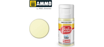 AMMO.R-0040 - AMMO.R-0040 - Crème, Peinture acrylique Rail Center, 15 ml - Mig Jimenez
