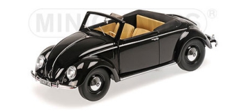 Maquette :MINICHAMPS - MINI107054232 - VW 1200 cabriolet 1949 