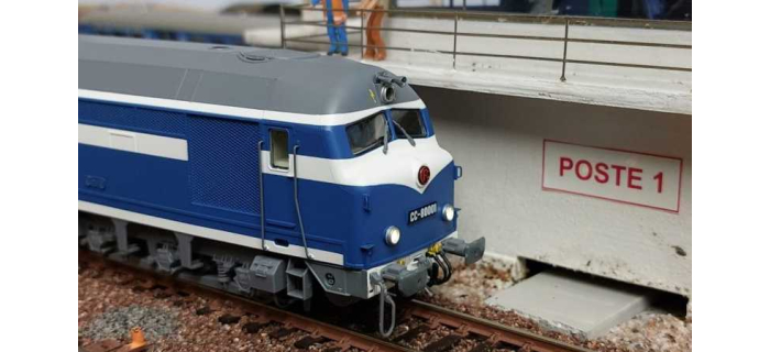 MI25-01-S002 - Locomotive CC 80001 Belphégor, Caen, Analogique - Mistral