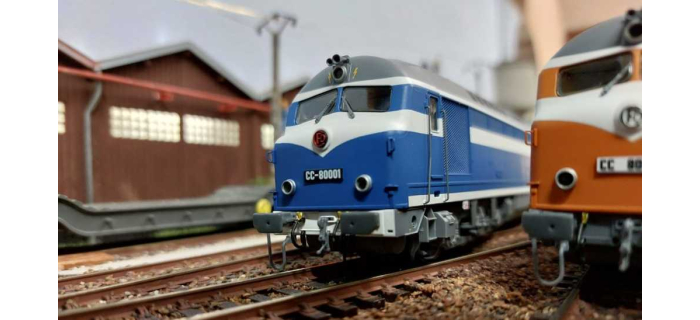 MI25-01-S002 - Locomotive CC 80001 Belphégor, Caen, Analogique - Mistral