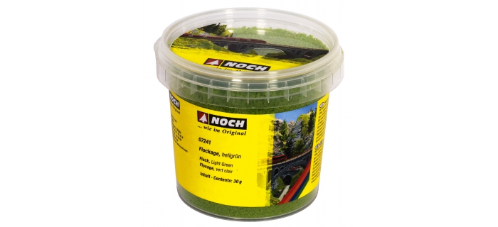 NOCH NO 07241 - Flocage, vert clair 30 g