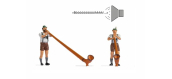 Noch 12821 Joueurs de cor des Alpes figurines Miniatures Noch