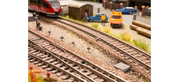Modélisme ferroviaire : NOCH NO13610 - Set de support guides pour transmission filaires