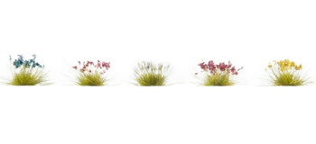 NO 06800 - Fleurs, 250 pièces, rouge, bleu, jaune, rose et blanc - Noch