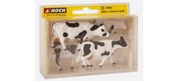 NO 17900 - Vaches noires-blanches - Noch