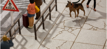 NO 14237 - Dalles en béton grand format, 40 pieces, 2.3 cm x 2.3 cm - Noch