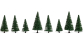 NO 25640 - Sapins 8-12 cm, 8 pcs - Noch