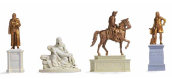 NO 14835 - Monuments, 4 pieces - Noch