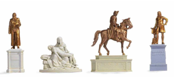 NO 14835 - Monuments, 4 pieces - Noch