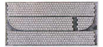 NO 60342 - Trottoir structuré, Pavés - 2,4 cm de large - Noch