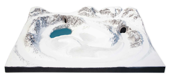 NO 87042 - Plateau décor, réseau préformé 