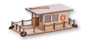 modelisme ferroviaire train miniature Noch NO 14224 - Maison flottante