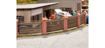 Modélisme ferroviaire : NOCH NO 14235 - Clôture avec colonnes de briques