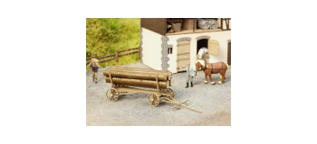 Modélisme ferroviaire : NOCH NO 14243 - Chariot à grumes (sans chargement)