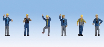 Modélisme ferroviaire : NOCH NO 15279 - Figurines Equipe de manoeuvre Epoque III et IV