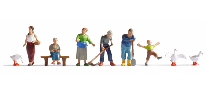 NO 12960 - A la ferme (figurines sonorisées), échelle N - Noch