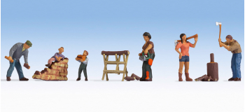 Noch 15616 figurines Miniatures Noch Faire du petit bois