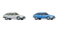 NO 44603 - 2 Citroën GSA, bleu et gris - Noch