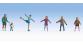 Noch 15824 figurines Miniatures Noch Patinage