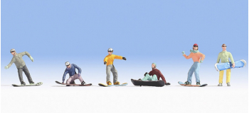 Modélisme ferroviaire : NOCH NO 15826 - Snowboardeurs