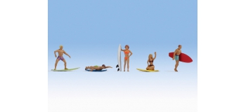 Modélisme ferroviaire : NOCH NO 15853 - Figurines Surfeurs