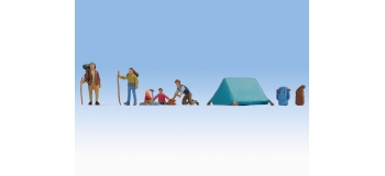 Modélisme ferroviaire : NOCH NO36876 - Figurines Camping