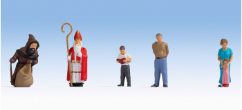 NOCH 15923 figurines Miniatures Noch Jour de la Saint Nicolas