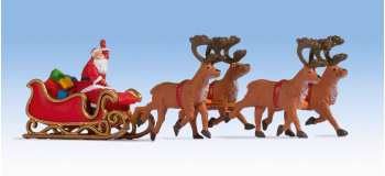 Noch 15924 figurine Père Noël avec traineau