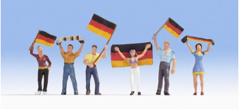 Modélisme ferroviaire : NOCH NO 15966 - Supporters allemands