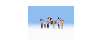 Modélisme ferroviaire : NOCH NO 15968 - Supporters belges