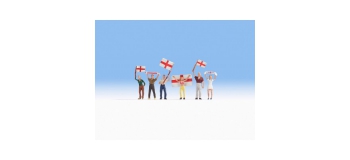 Modélisme ferroviaire : NOCH NO 15972 - Supporters anglais 