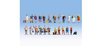 Modélisme ferroviaire : NOCH NO 16101 - Set de figurines 