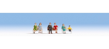 Modélisme ferroviaire : NOCH NO 18131 - Gens assis