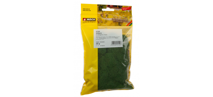 NO 07120 - Flocage Herbes sauvages, vert foncé, 9 mm, 50 g - Noch